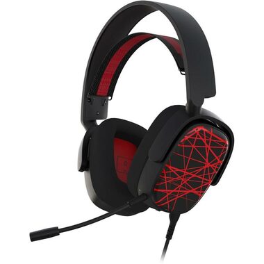 YENKEE YHP 3040 Vector czarny / Słuchawki gamingowe / mikrofon / gniazdo 3,5 mm / USB-C / 2,1 m