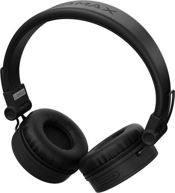 Lamax Blaze2 - BT 5.3 czarny / Słuchawki bezprzewodowe / Mikrofon / BT 5.3 / Żywotność baterii do 35 godz. / USB-C / Opcja 3,5 mm jack / wyprzedaż