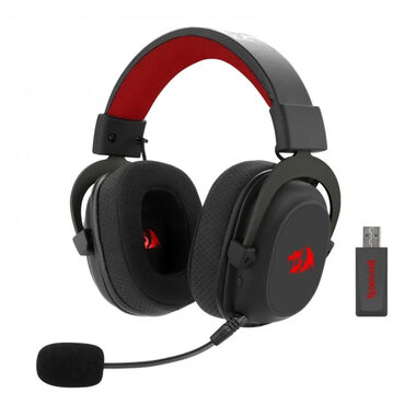 Redragon H510 ZEUS X Pro Czarny / Bezprzewodowy zestaw słuchawkowy do gier / Mikrofon / RF 2,4 GHz