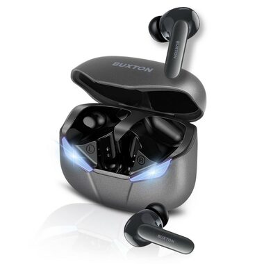 Buxton BTW 6600 szare / Słuchawki bezprzewodowe / mikrofon / IPX4 / Bluetooth 5.0