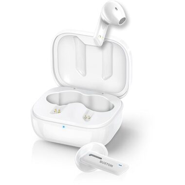 Buxton BTW 3300 biały / Słuchawki bezprzewodowe / mikrofon / IPX4 / Bluetooth 5.1