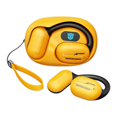 TWS Transformers TF-T20 Żółty / Słuchawki bezprzewodowe / Dotykowy / BT 5.4 / IPX5 / Etui ładujące 