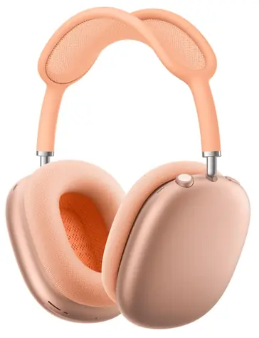 Apple AirPods Max - pomarańczowy / bezprzewodowy zestaw słuchawkowy / mikrofon / ANC / Bluetooth / USB-C / wytrzymałość do 20 godzin