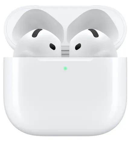 Apple AirPods 4 białe (2024) / słuchawki bezprzewodowe / Bluetooth / czas pracy baterii do 30 godzin