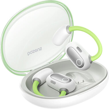 Baseus Bowie Eli Sport 1 Open-Ear zielone / Słuchawki bezprzewodowe / mikrofon / Bluetooth 5.3 / IPX4