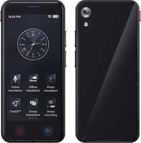 Tłumacz głosowy Ectaco Anobic AI A40 / WiFi / Hotspot / SIM / AI + ChatGPT / 2000mAh