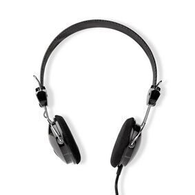 Nedis HPWD1104BK czarne / przewodowe słuchawki douszne / 3,5 mm / 1,10 m 