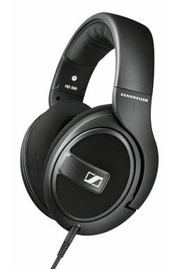 Bez opakowania - Sennheiser HD 569 czarne / dynamiczne słuchawki zamknięte / 3,5 + 6,3 mm / 1,2 m / bez opakowania