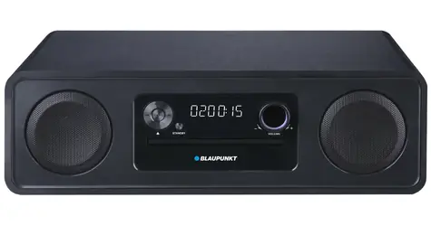 Blaupunkt MS20BK czarny / system audio / do 120W / CD / MP3 / Bluetooth / USB / wyświetlacz LED / pilot zdalnego sterowania