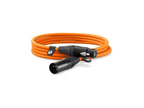 Kabel Rode XLR / 3M / pomarańczowy
