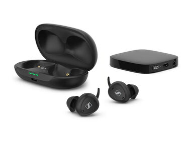 Sennheiser TV Clear Set / bezprzewodowe słuchawki douszne / etui ładujące / nadajnik / USB-C 