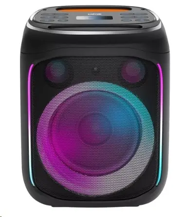 Canyon CNE-PBSP5 czarny / przenośny głośnik imprezowy / BT 5.0 / 40 W / RGB / USB-A / microSD / AUX / gniazdo 6,3 mm / tryb TW