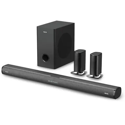 Majority Everest czarny / system 5.1-kanałowy / 300 W / HDM / Bluetooth / USB / AUX