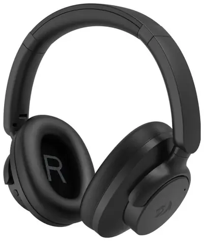 Redragon VibeCore 600X czarne / Bezprzewodowe słuchawki gamingowe / mikrofon / USB / ANC / BT / RF