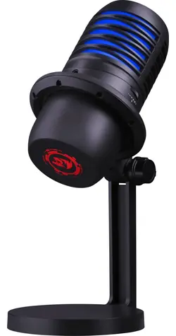 Redragon GM211 Nebula czarny / Mikrofon stacjonarny / dynamiczny / RGB / USB