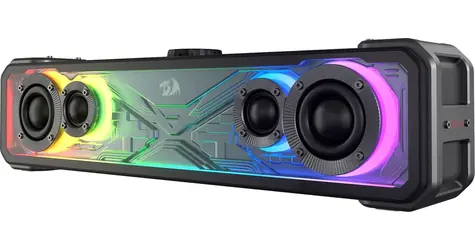 Redragon GS817 SURGE czarny / Głośniki / 2.0 / 30 W / RGB / 3,5 mm / Bluetooth 5.3