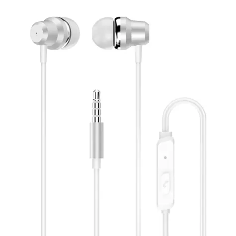 Słuchawki douszne przewodowe Dudao X10 PRO białe / z mikrofonem / mini jack 3,5 mm / kabel 1,2 m