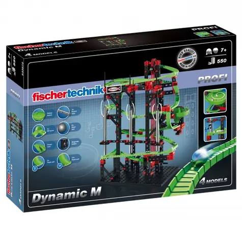 Fischertechnik Profi 533872 Dynamic M / Tor kulowy / od 7 lat / 4 modele / 550 części