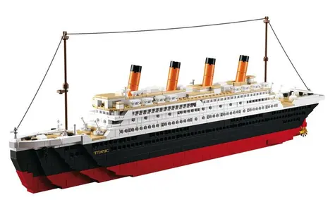 Sluban Titanic M38-B0577 Titanic duży / kompatybilny z Lego / Ilość figurek|części: 2|1018 / od 6 lat