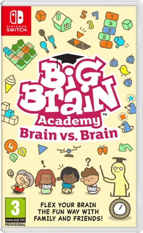 Switch Big Brain Academy: Brain vs Brain / Społecznościowe / Angielski / od 3 lat / Gra na Nintendo Switch