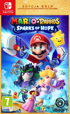Zmień Mario + Rabbids Sparks of Hope Gold Ed. / Platformówka / Angielski / od 3 lat / Gra na Nintendo Switch