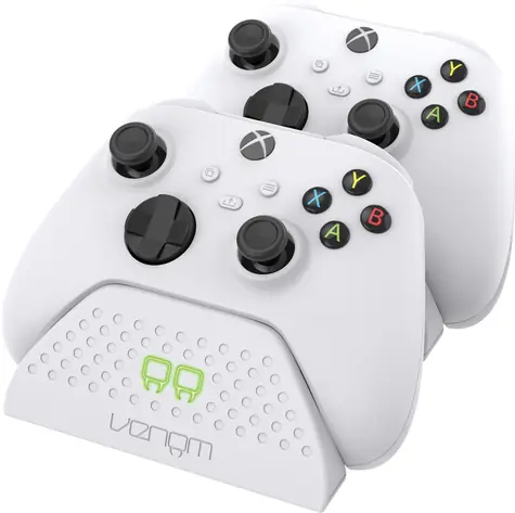 Venom VS2871 biały / Stacja dokująca do kontrolerów Xbox S/X/One / 2x baterie