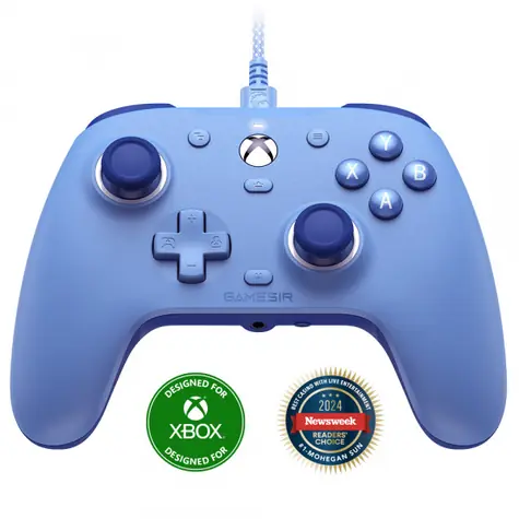 GameSir G7-SE niebieski / Kontroler przewodowy Xbox / Drążki Halla / do Xbox Series X|S i Xbox One oraz PC