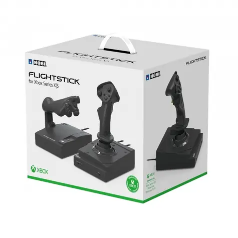 HORI Premium HOTAS Flight Stick / Joystick do gier dla Xbox Series X i Xbox One oraz PC