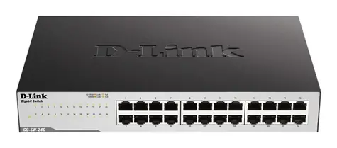 D-Link GO-SW-24G / 24- Port gigabitowy przełącznik Easy Desktop