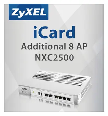 Aktualizacja licencji ZyXEL E-icard 8 AP dla NXC2500