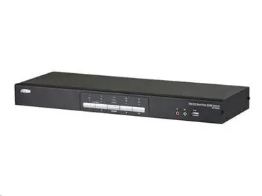Aten CS1644A / 4- Port przełącznik DVI Dual View USB 2.0 KVMP / dźwięk przestrzenny 2.1