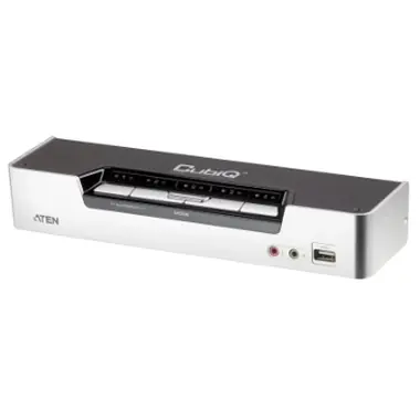 Aten CS1794 / 4- Port przełącznik HDMI USB 2.0 KVMP / 4X kable HDMI / 2- Port koncentrator / HD Audio