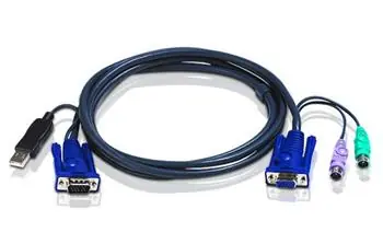Kabel Aten KVM w zestawie do CS-82A 3M / 84A / 138A / 88A / USB na PS/2