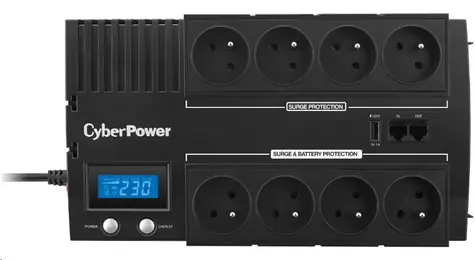 CyberPower BRICs LCD UPS 1200VA/720W - gniazda Czechy