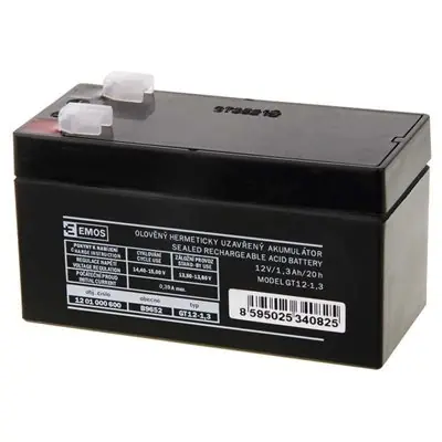 Akumulator Emos SLA 12V 1,3 Ah / Faston 4,8 (187)