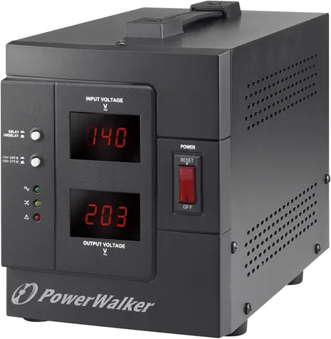 PowerWalker AVR 2000-SIV / regulator napięcia / 2000VA / 1600W / 2x Schuko