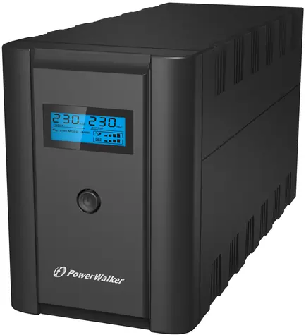 PowerWalker VI 1200 SHL IEC USV / zasilacz awaryjny UPS / 1200 VA / 600 W / 6x IEC 13 / RJ11 / RJ45 / USB / po sprzedaży / po sprzedaży