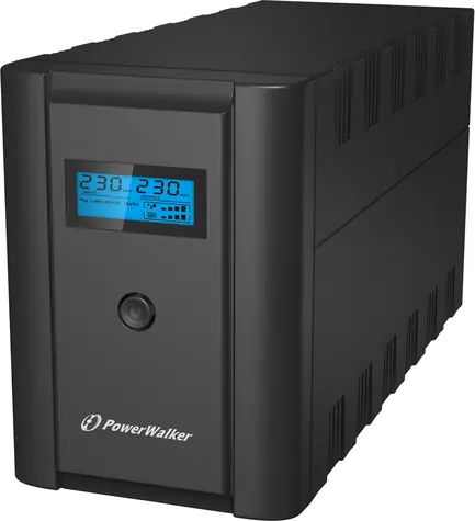 PowerWalker VI 2200 SHL FR UPS / UPS zapasowy / 2200 VA / 1200 W / 2x FR / 2x IEC / RJ11 / RJ45 / USB