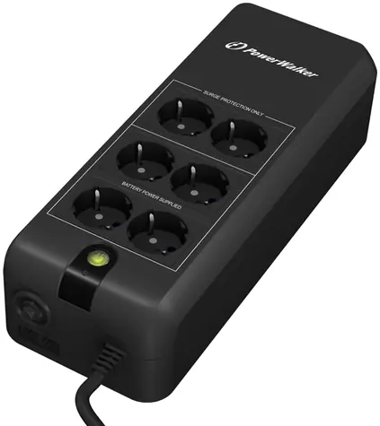 PowerWalker VFD 600 APFC / UPS UPS / 600 VA / 300W / 6x FR / RJ11 / RJ45 / po sprzedaży