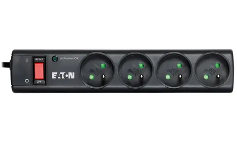 EATON Listwa ochronna PS4F / ochrona przeciwprzepięciowa / 4 gniazda