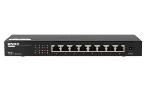 QNAP QSW-1108-8T / Przełącznik / 8x RJ-45 2,5GbE 