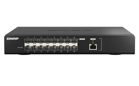 QNAP QSW-M5216-1T / Przełącznik / 16x 25GbE SFP28 / 1x 10GbE BASE-T