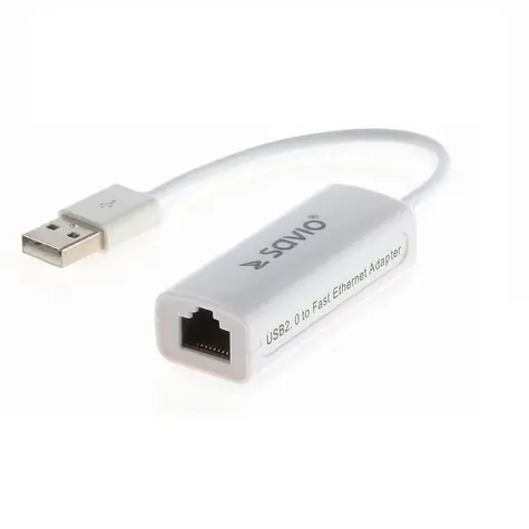 Adapter USB Savio CL-24 / USB-A 3.0 / RJ45