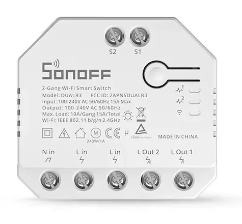 Sonoff Dual R3 Lite / podwójny przełącznik / WiFi