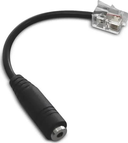 Sonoff Adapter czujnika 2,5 mm Jack (F) - RJ9 (M) 5 cm czarny