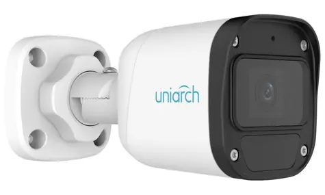 Uniarch IPC-B122-APF28 biała / Zewnętrzna kamera IP / Bullet / 1920 x 1080 / IR / RJ45 / PoE / IP67