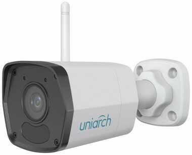 Uniarch UHO-B1R-M2F3 biała / Zewnętrzna kamera IP / Bullet / 1920 x 1080 / IR / WiFi / MicroSD / IP67