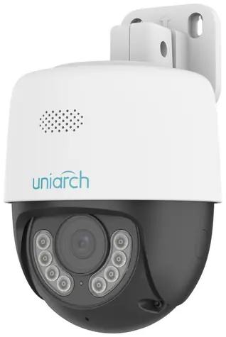 Uniarch IPC-P213-AF40KC biała / Zewnętrzna kamera IP / Dome / 2304 x 1296 / IR / RJ45 / PoE / MicroSD / IP66