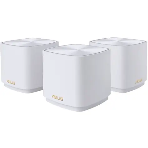 Asus ZenWifi XD5 biały 3 szt. / router Mesh AX3000 / WiFi 6 / 2,4 GHz / 5 GHz / 1x WAN + 1x LAN