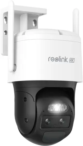 Reolink Trackmix Series B770 - Trackmix biały / Kamera IP zewnętrzna / 8 Mpx (4K) / IP65 / mikrofon i głośniki / IR / Wi-Fi 